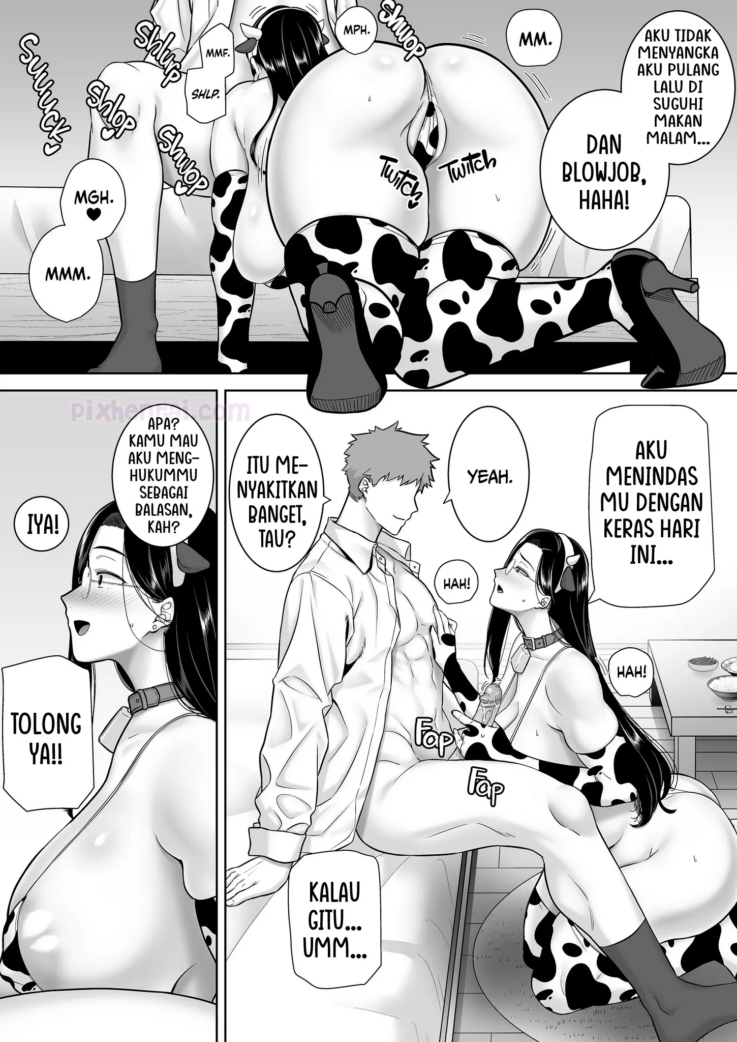 Komik hentai xxx manga sex bokep Pawahara Onna Joushi to Shachiku-kun part 3 page 54